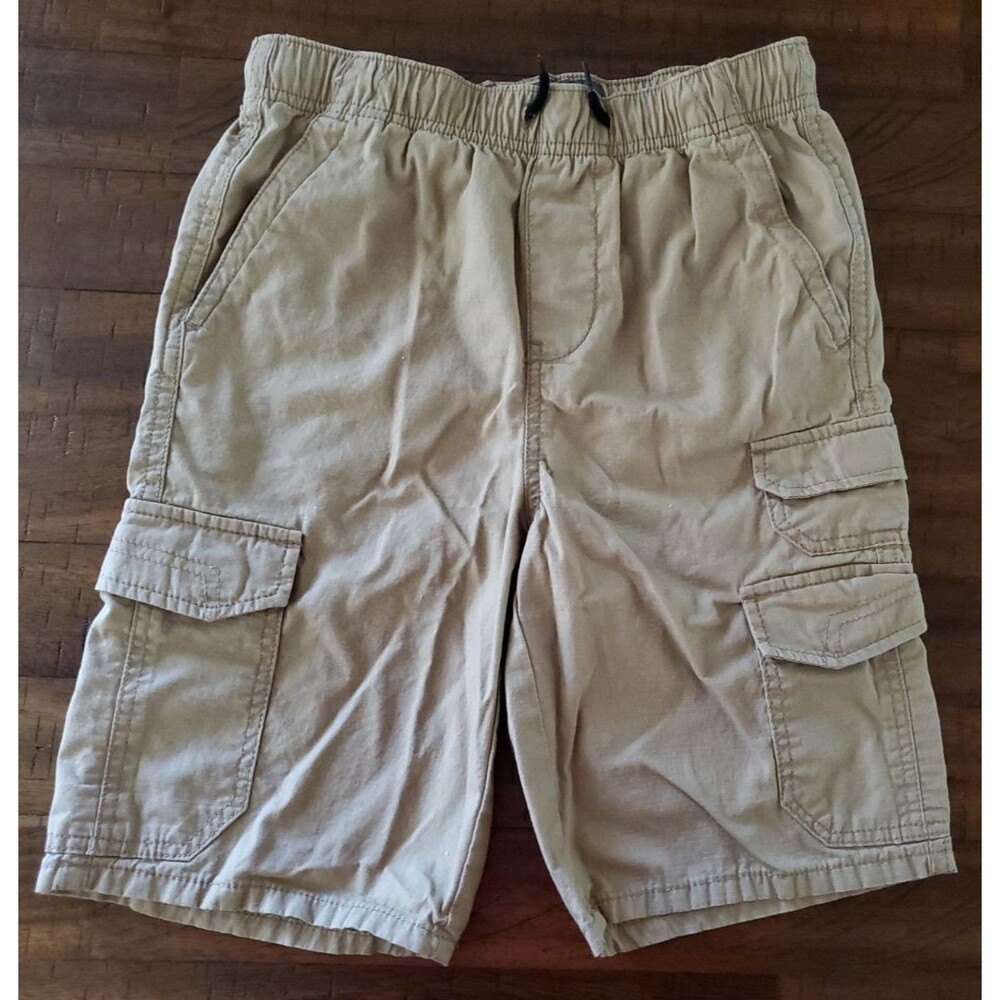 NWOT Plugg Co. Boy's Khaki Cargo Shorts - Size M (8-10)